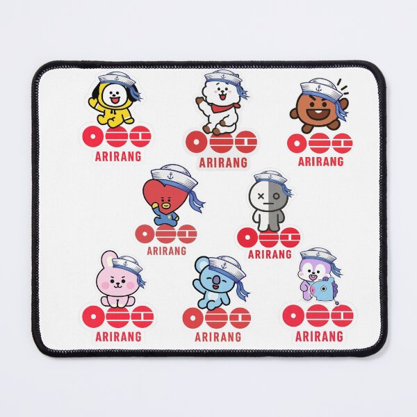 Item preview, BTS ARIRANG World Tour BT21 Cute Character Sticker Collection designed and sold by Palette & Hue.