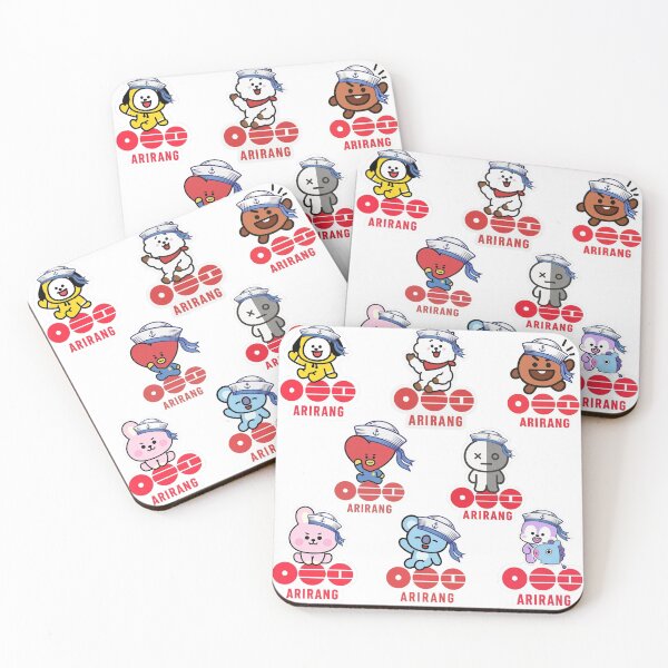 Item preview, BTS ARIRANG World Tour BT21 Cute Character Sticker Collection designed and sold by Palette & Hue.