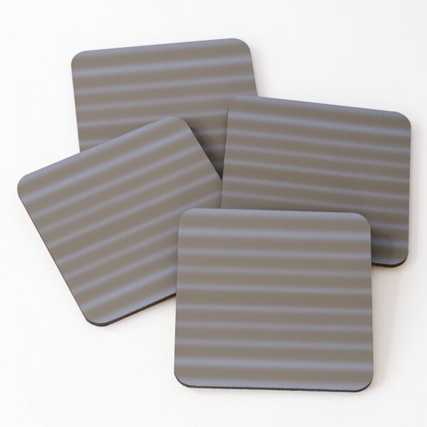 Item preview, Slate Grey and Taupe Wavy Pattern designed and sold by pluielegere.