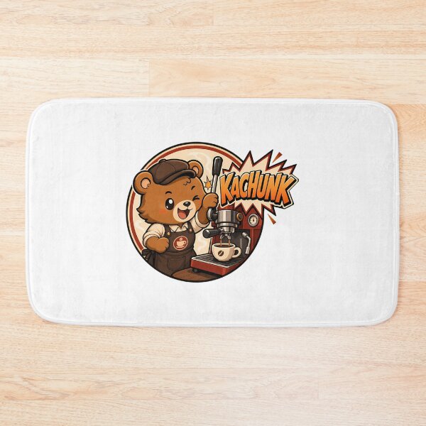 Item preview, Kachunk Coffee Mascot Onomatopoeia designed and sold by hal-omaggard.