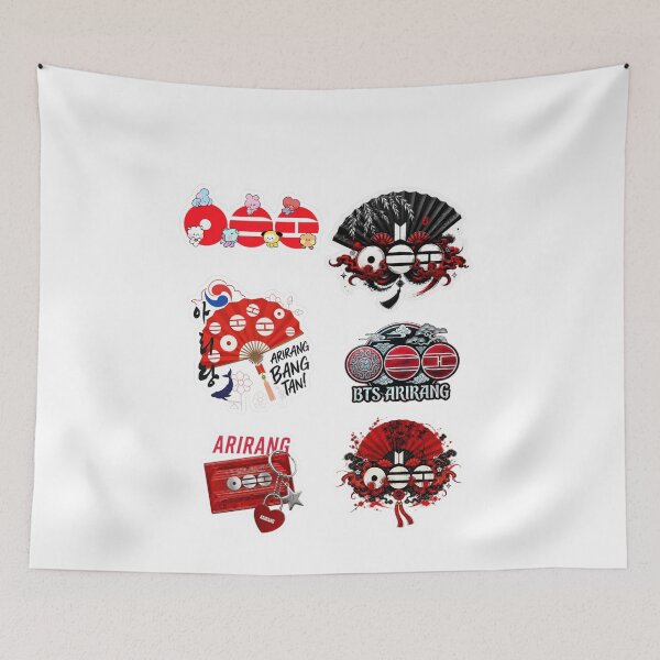 Item preview, BTS ARIRANG World Tour Inspired Korean Heritage Sticker Collection designed and sold by Palette & Hue.
