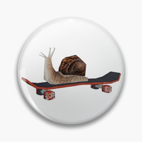 Item preview, snail on skateboard  designed and sold by Kajzu.