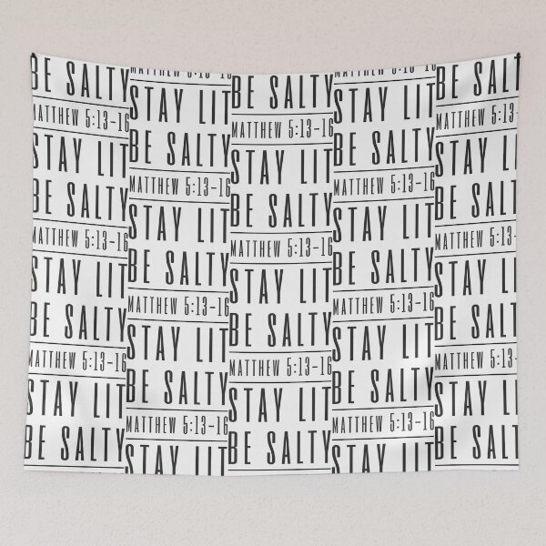 Item preview, Be Salty Stay Lit - Matthew 513-16 designed and sold by Ocea-nWhitlow.