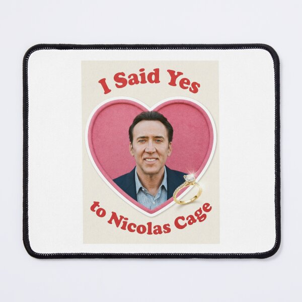 Item preview, Nicolas cage Love boyfriend birthday funny prank meme gift weird designed and sold by CheeseBlueprint.