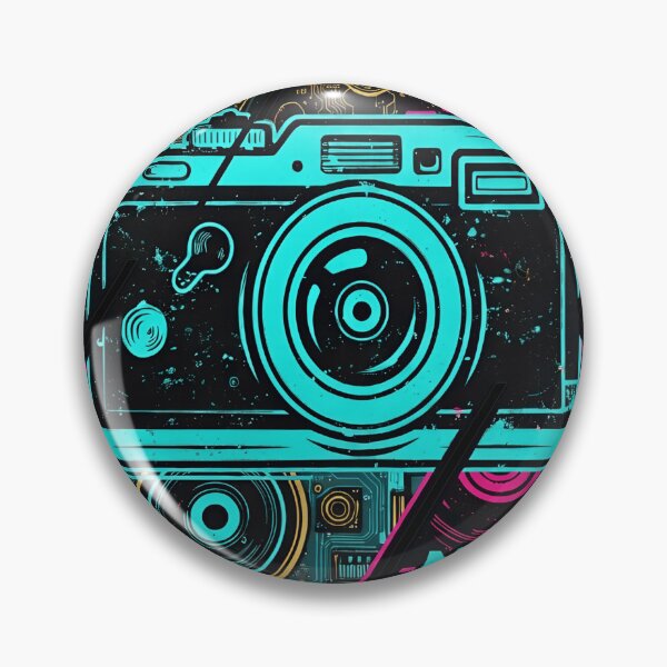 Item preview, Retro Camera Stripes Vintage Film Photography Graphic designed and sold by LolaPort5.