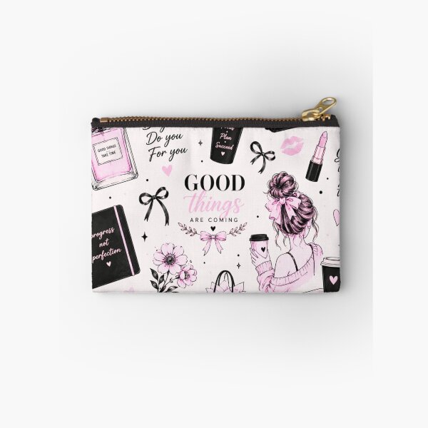 Item preview, Good Things Take Time – Pink Bow Self Love Aesthetic designed and sold by Hustlingminds.