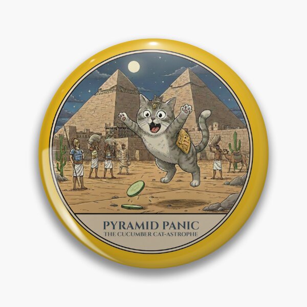 Item preview, Pyramid Panic: The Cucumber Cat-Astrophe designed and sold by codex antique.