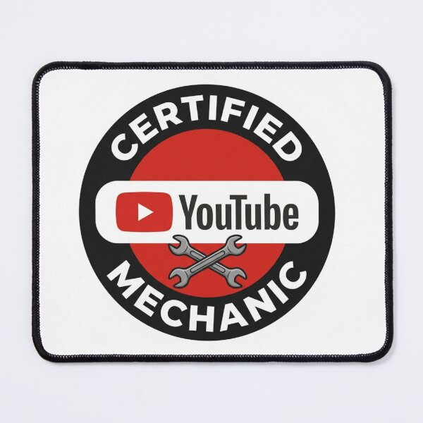 Item preview, Certified YouTube Mechanic Funny DIY Car Auto Repair Tool Box Humor Graphic designed and sold by raedattia.