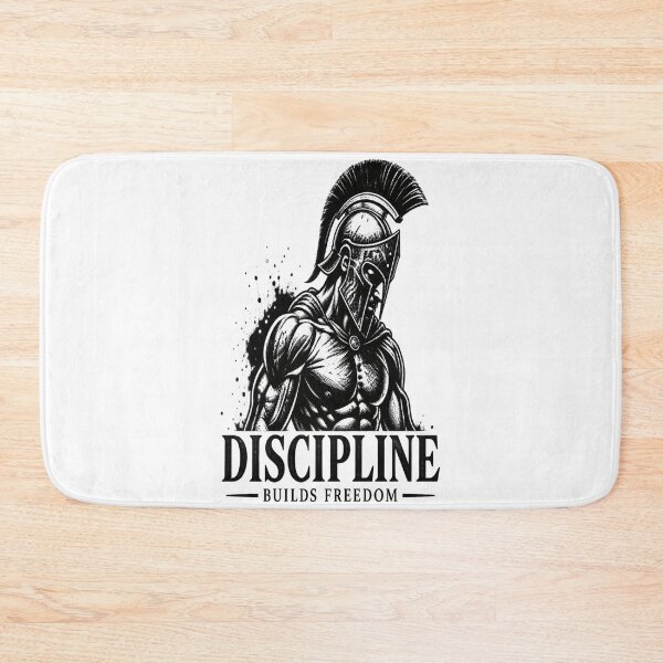 Item preview, Discipline Builds Freedom Spartan Warrior Motivation designed and sold by FABIOLA1970.
