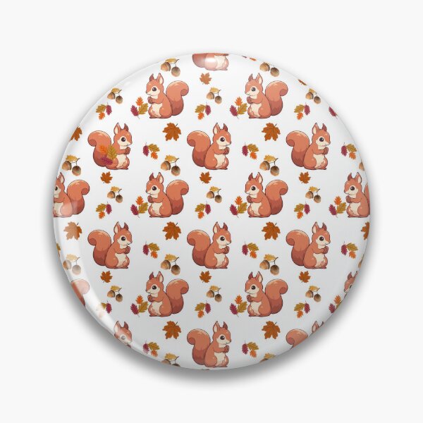 Item preview, Cute Autumn Squirrel Seamless Pattern with Acorns, Hazelnuts and Fall Leaves designed and sold by BigDigital.