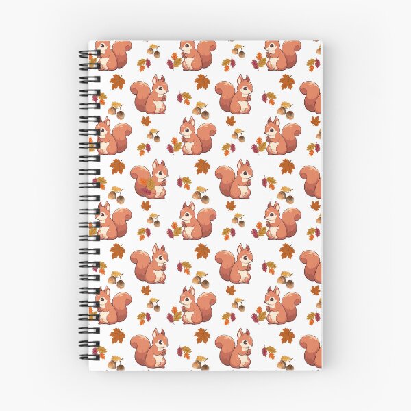 Item preview, Cute Autumn Squirrel Seamless Pattern with Acorns, Hazelnuts and Fall Leaves designed and sold by BigDigital.