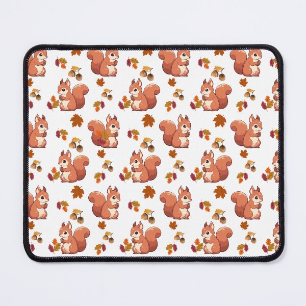 Item preview, Cute Autumn Squirrel Seamless Pattern with Acorns, Hazelnuts and Fall Leaves designed and sold by BigDigital.