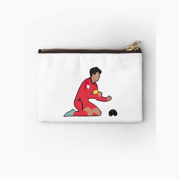 Item preview, Son Heung Min 2022 World Cup Celebration Kneeling Red Jersey designed and sold by ArmandHuels.
