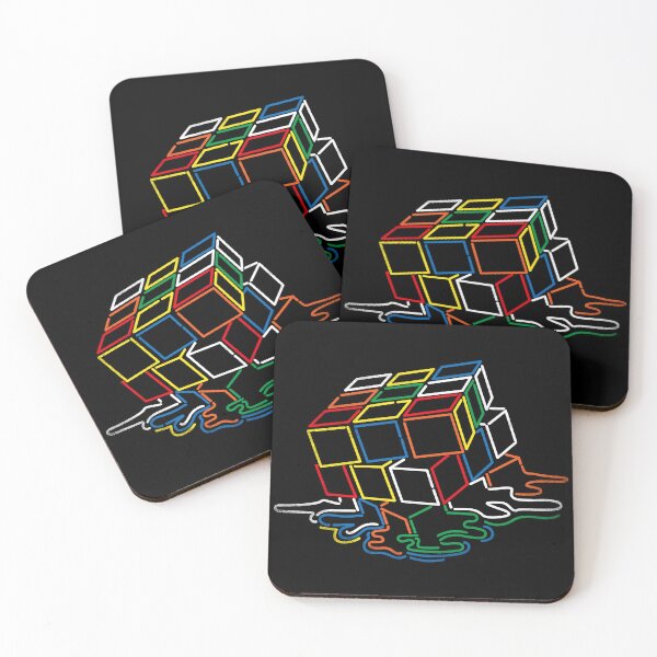 Item preview, Rubik Cube Neon 80s designed and sold by therocketman.