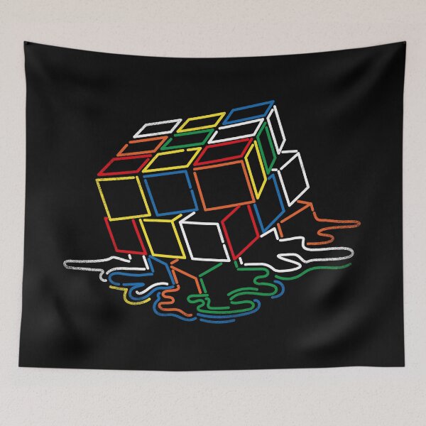 Artikelvorschau, Rubik Cube Neon 80er Jahre entworfen und verkauft von therocketman.