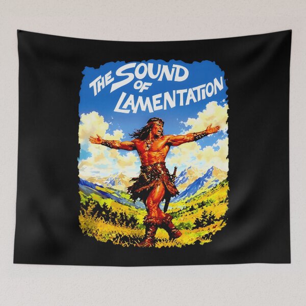 Artikelvorschau, Conan der Barbar – The Sound of Music – The Sound of Lamentation Meme entworfen und verkauft von Prints3000.