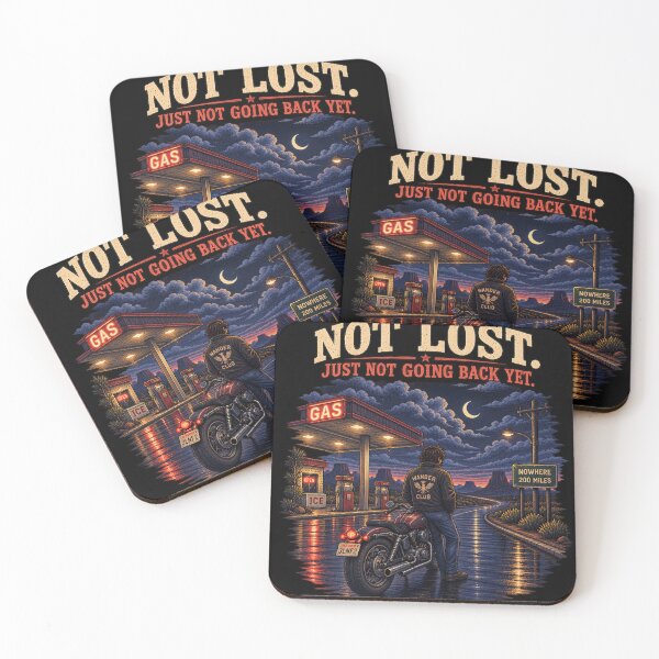 Item preview, Not Lost – Just Not Going Back Yet | Retro Pixel Road Trip designed and sold by BYVOK.