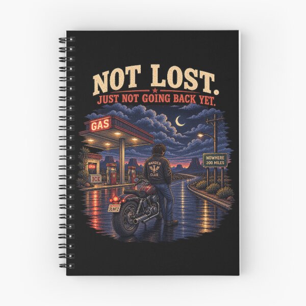 Item preview, Not Lost – Just Not Going Back Yet | Retro Pixel Road Trip designed and sold by BYVOK.