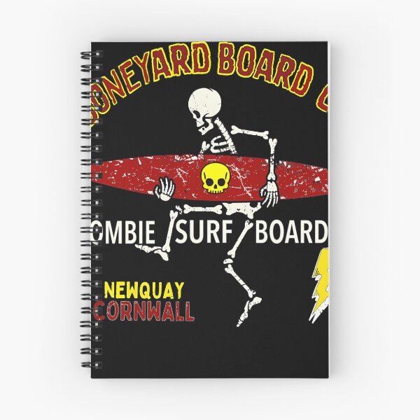 Item preview, Zombie Skeleton Surfer with Surfboard designed and sold by MaraMurphy.
