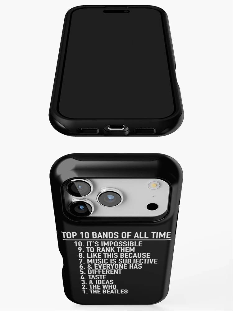Thumbnail 3 of 4, iPhone Case, Humorous Music Ranking designed and sold by MaraMurphy.