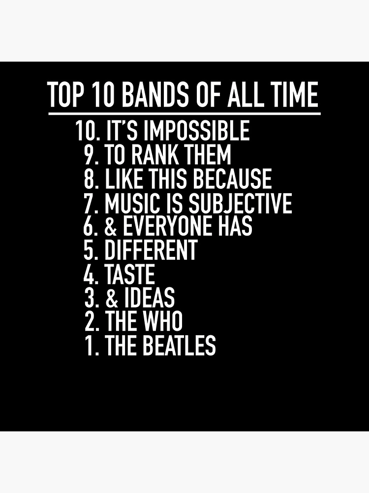 Thumbnail 5 of 5, Coasters (Set of 4), Humorous Music Ranking designed and sold by MaraMurphy.