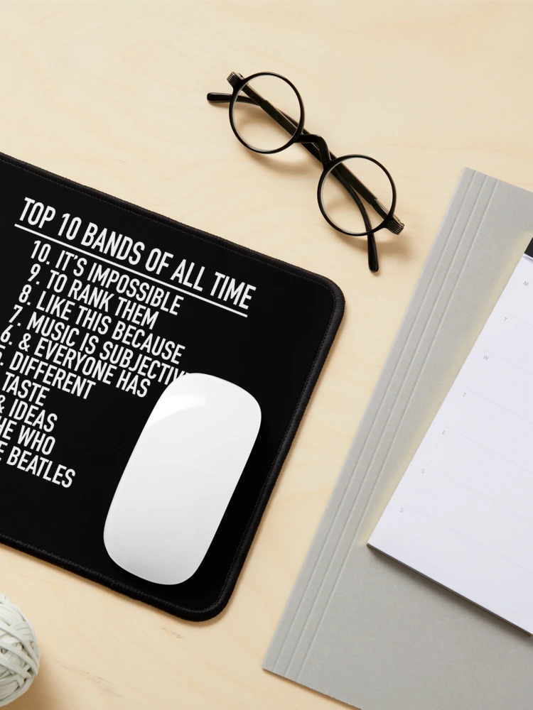 Thumbnail 3 of 5, Mouse Pad, Humorous Music Ranking designed and sold by MaraMurphy.