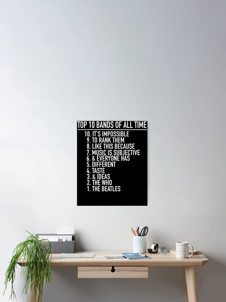Thumbnail 2 of 3, Poster, Humorous Music Ranking designed and sold by MaraMurphy.