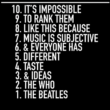 Artwork thumbnail, Humorous Music Ranking by MaraMurphy