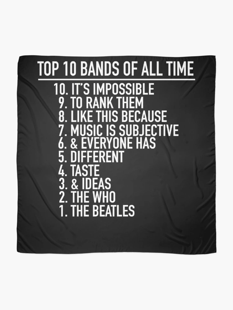 Thumbnail 2 of 3, Scarf, Humorous Music Ranking designed and sold by MaraMurphy.