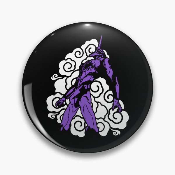 Item preview, Purple Mecha Unit Standing In Traditional Cloud Aura designed and sold by MetaCollins.
