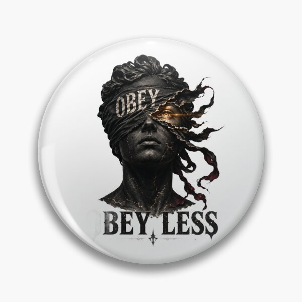 Item preview, Obey Less – Blindfold Awakening Design designed and sold by quietrevolt.