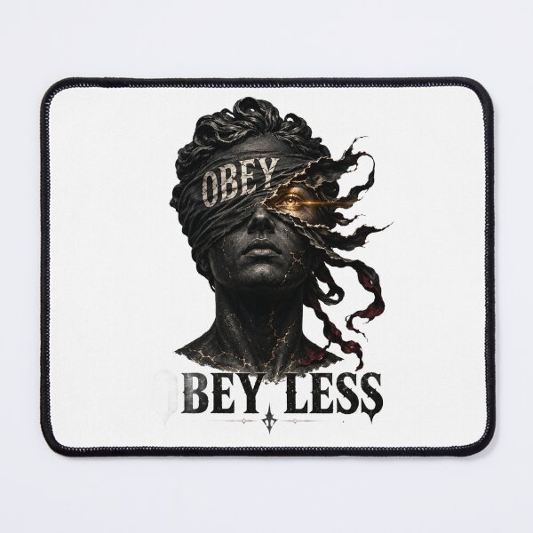Item preview, Obey Less – Blindfold Awakening Design designed and sold by quietrevolt.