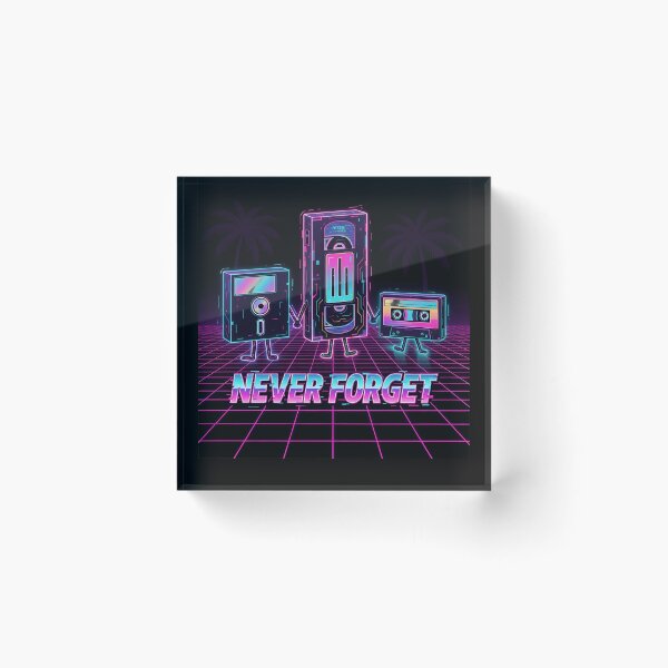 Item preview, Retro Media Never Forget Graphic designed and sold by LolaPort5.