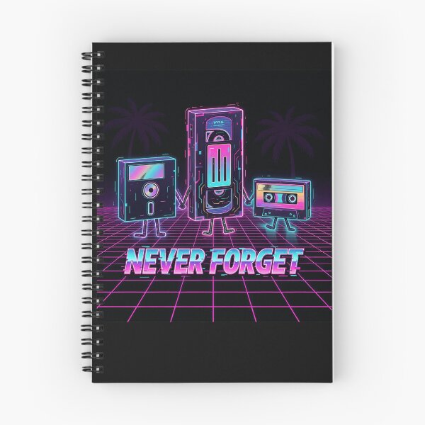Item preview, Retro Media Never Forget Graphic designed and sold by LolaPort5.