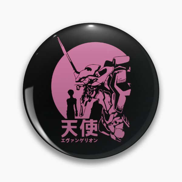 Item preview, Pink Mecha Unit Profile With Kanji And Moon Frame designed and sold by MetaCollins.
