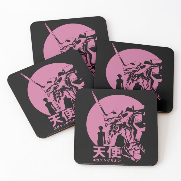 Item preview, Pink Mecha Unit Profile With Kanji And Moon Frame designed and sold by MetaCollins.