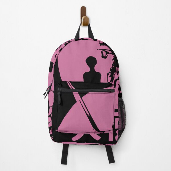 Item preview, Pink Mecha Unit Profile With Kanji And Moon Frame designed and sold by MetaCollins.
