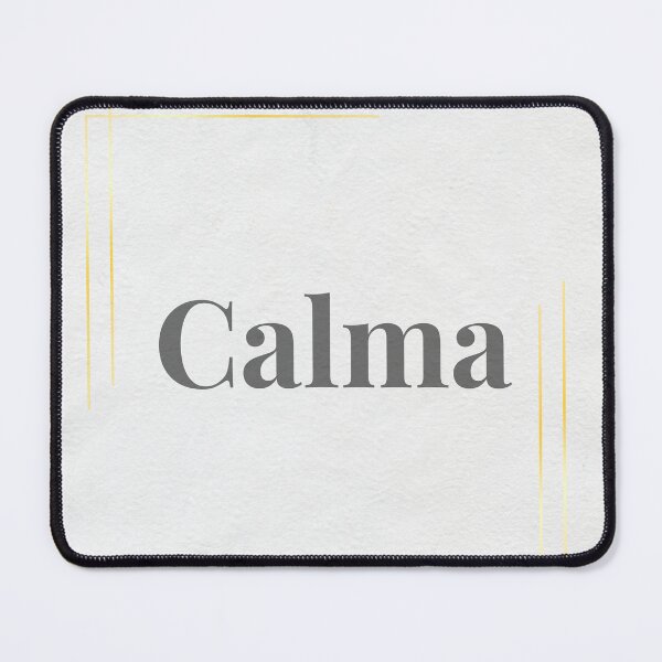 Item preview, Calm: Minimalist Typographic Art with Golden Frame | Japandi Aesthetics designed and sold by Diseño que alegran tu día.