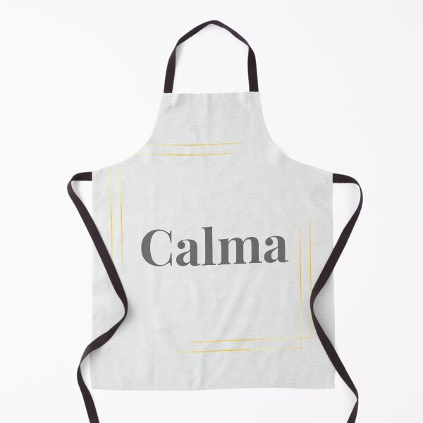 Item preview, Calm: Minimalist Typographic Art with Golden Frame | Japandi Aesthetics designed and sold by Diseño que alegran tu día.