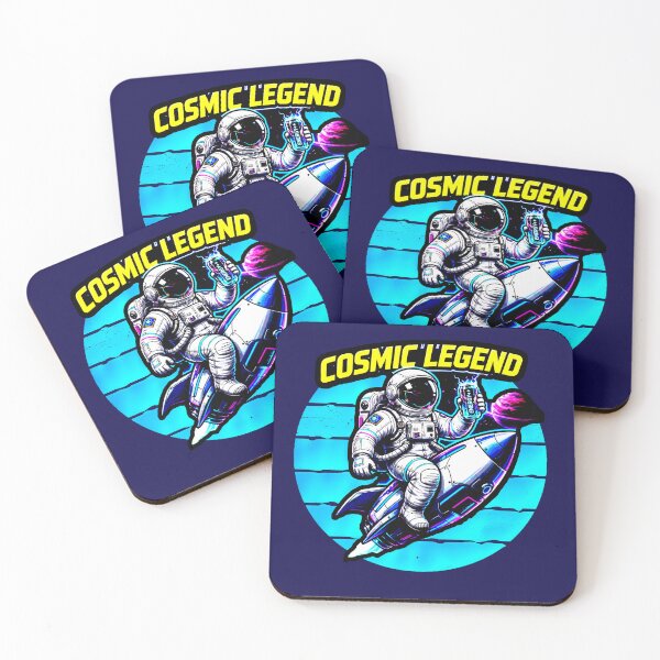 Item preview, Cosmic Legend | Neon Astronaut in Space designed and sold by AstronautMerch.