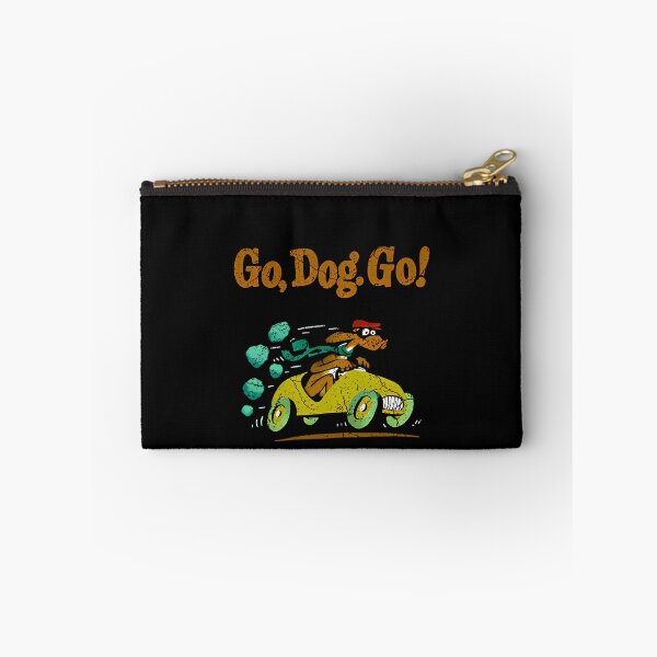Item preview, Go Dog Go Vintage Driving Fast Yellow Car designed and sold by ArmandHuels.