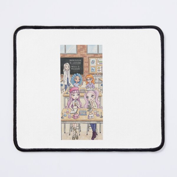 Item preview, Title: Cute Anime Girls Science Lab Classroom Art designed and sold by SofiaByCruti.