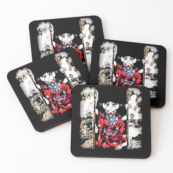 Item preview, Geisha Robot Emerging Through Traditional Sliding Doors designed and sold by MetaCollins.