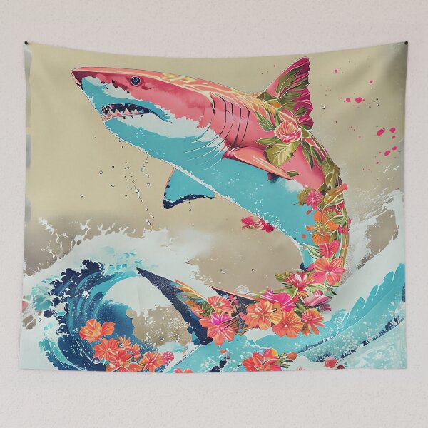 Item preview, Floral Wave Surge designed and sold by ONYX Pixee.