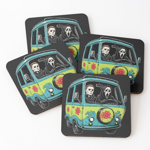 Item preview, Halloween Tshirts Michael Myers Ghost Face Driving Through Horror Night designed and sold by Hydlaaksmndriss.