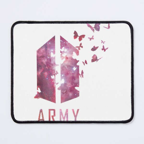 Item preview, Bts Army Logo With Destructive Butterfly Red Galaxy Kpop Army PERFECT GIFT FOR YOU AND FRIENDS designed and sold by RONNIE ..
