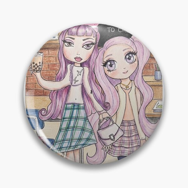 Item preview, Title: Cute Pastel Anime Fashion Friends Illustration designed and sold by SofiaByCruti.