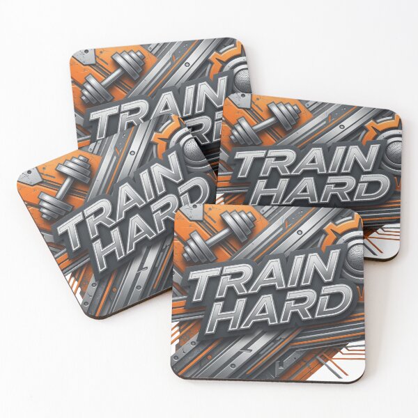 Item preview, Edgy Orange TRAIN HARD designed and sold by dazzlemakers.