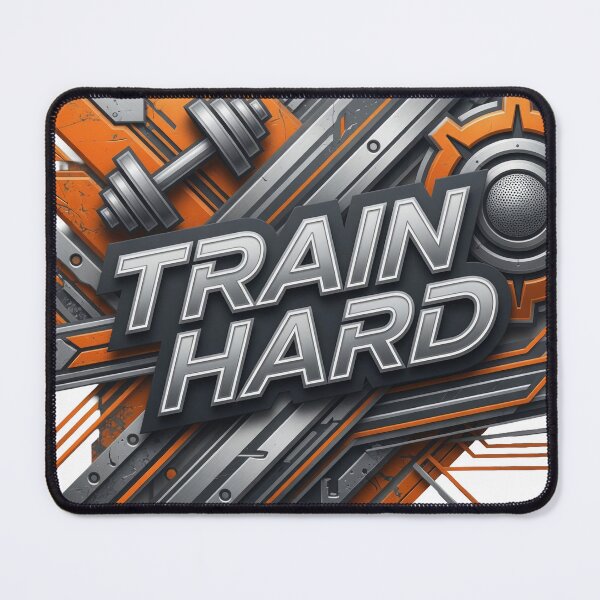 Item preview, Edgy Orange TRAIN HARD designed and sold by dazzlemakers.