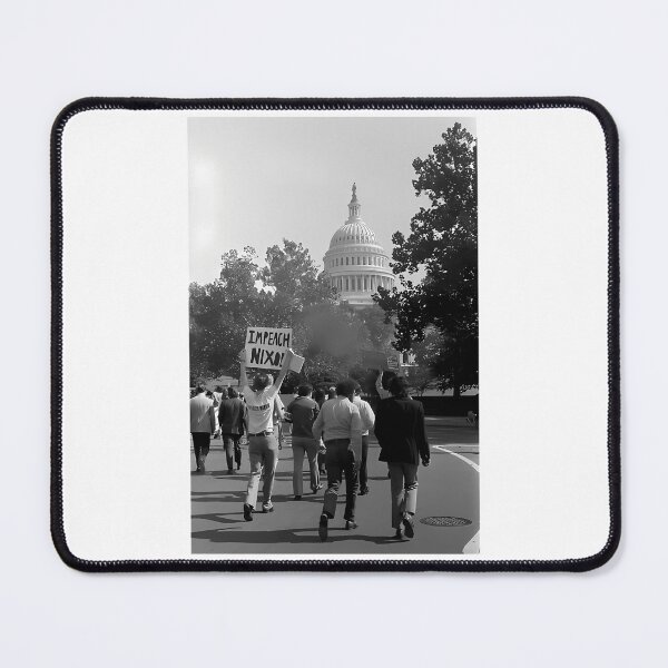 Item preview, Demonstrator With Impeach Nixon Sign - Washington Dc 1973 designed and sold by war-aooldridge.